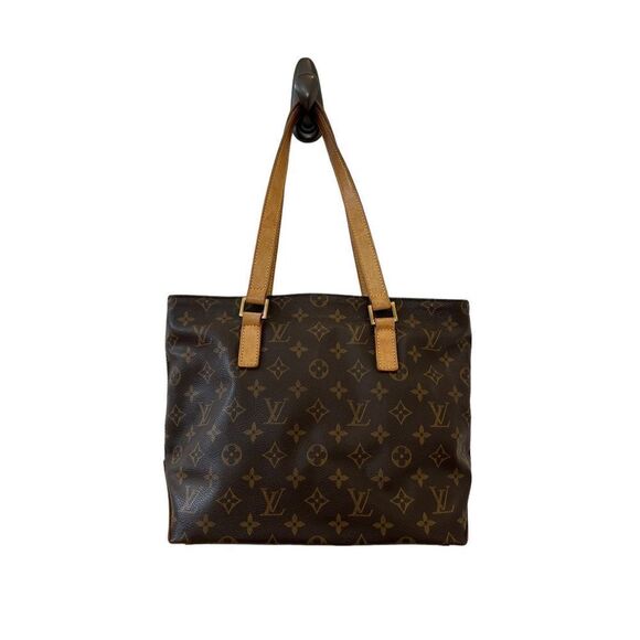 Authentic Louis Vuitton Monogram Cabas Piano Tote Bag Womens Brown - Picture 1 of 13